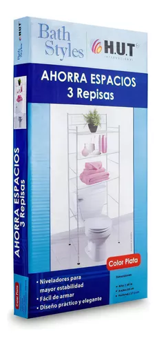 Ahorra Espacio Para Baño Con 3 Repisas Bath Styles