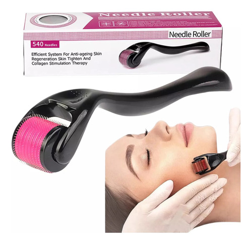 Rodillo Micro Agujas Derma Roller Rejuvenecedor Facial