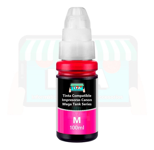 Imagen 5 de 6 de Pack 4 Botellas Tinta Compatible Para Impresora Canon G1110