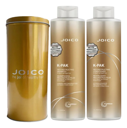 Kit Joico K-pak Shampoo E Condicionador 1l Com Brinde
