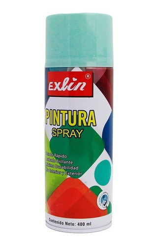 Pack 6 Pintura Spray Acrílica Brillante Aerosol 400ml 