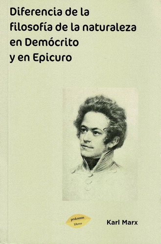 Diferencia De La Filosofãâa De La Naturaleza En Demãâ³crito Y E, De Marx, Karl. Editorial Mandala Ediciones, Tapa Blanda En Español