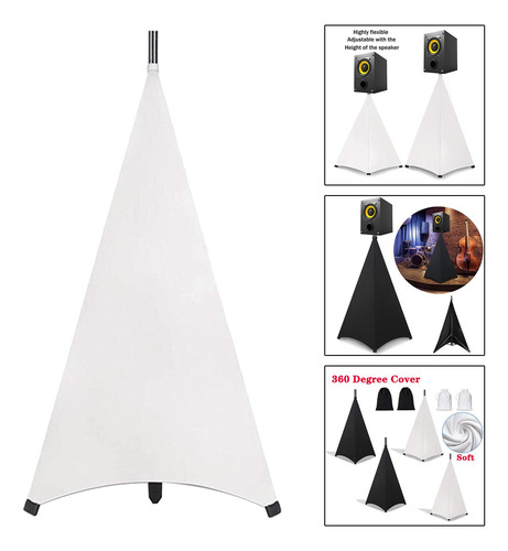2 Dj Light Speaker Stand Cover Trípode Estirable Stretch