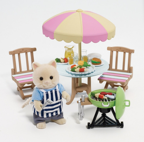 Sylvanian Families 4869 Barbacoa En El Jardin Intek