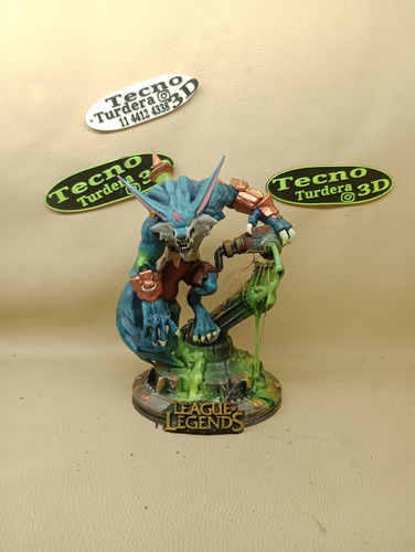 Warwick League Of Legends Impresion3d
