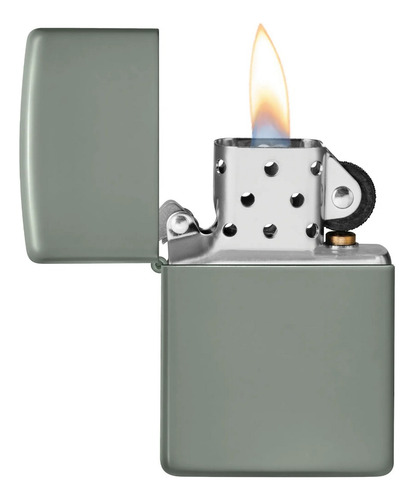 Cenicero Zippo Clásico 49843 Sage Verde Negro