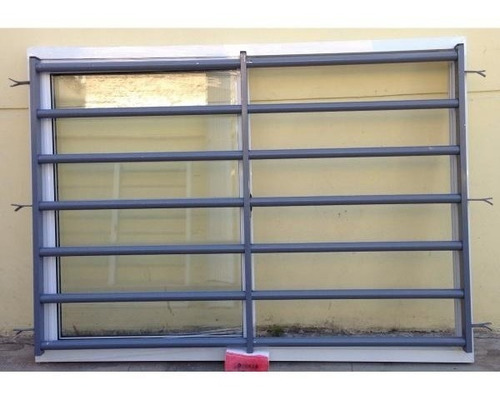 Reja Tubo Horizontal Reforzada Para Ventana 180x110 Dentro De Mocheta Tbo De 1.2mm