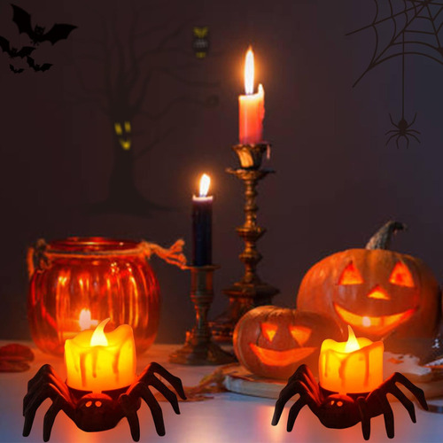 Jaju 12 Piezas De Accesorios Para Halloween, Velas