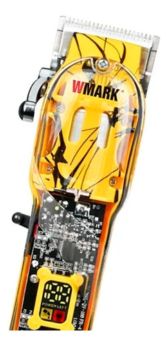 Wmark Maquina Cortadora Pelo Inalambrica Ng-412 Amarillo 6c
