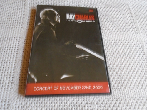 Dvd Original. Ray Charles Live At The Olympia. Concert 2000