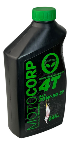 Aceite Mineral Económico Motocorp Sae 20w-50 Moto 4t 946ml