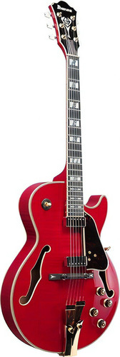Guitarra Ibanez Signature George Benson GB10se, dos colores, orientación a la derecha, color burdeos, horquilla, material encuadernado en ébano