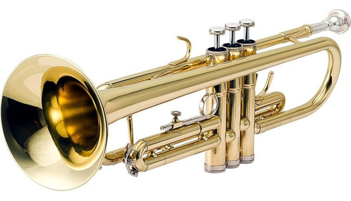 Trompete Bb Htr-300l Laqueado Harmonics