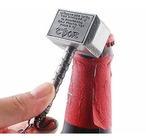 Vnfly Mjolnir Keychain Bottle Opener, Thor Hammer Bottle Ope