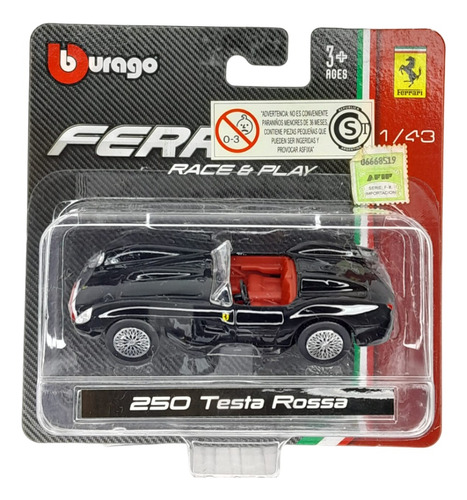 Autos De Juguete Ferrari Escala 1:43 Colección Marca Burago