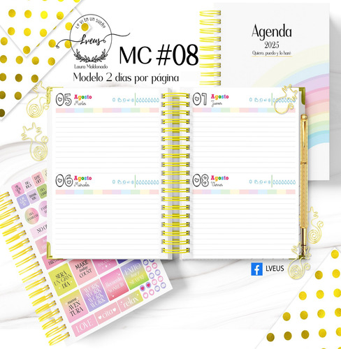 Promo Pack Agendas Imprimibles 2025