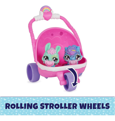 Set De Juego Hatchimals Alive Con Cochecito Y 2 Huevos Eclos