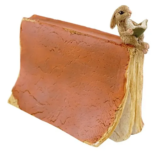 comprar Colección Top Miniature Fairy Garden Y Terrario Bunny Readin