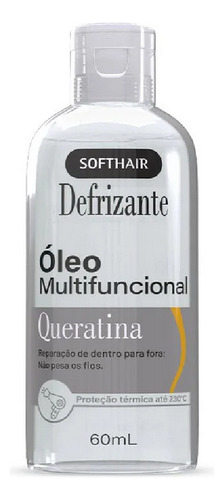 Softhair Defrizante Óleo Muntifuncional Queratina 60ml