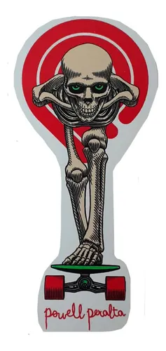 comprar Sticker Calcomania Calavera Powell Peralta Pegatina Carro X2