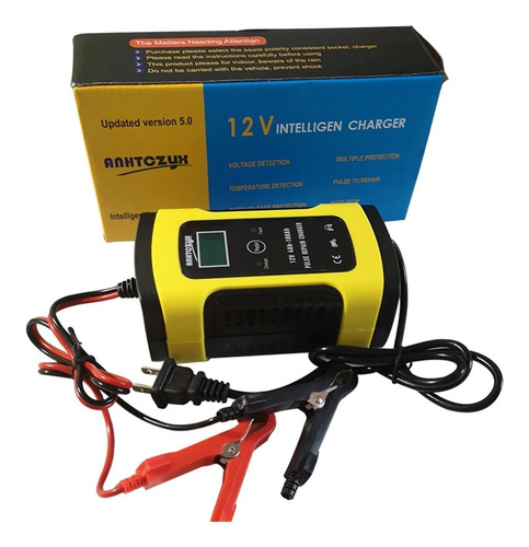 Imagen 10 de 10 de Cargador Inteligente De Batería Auto Baterías Moto 12 V