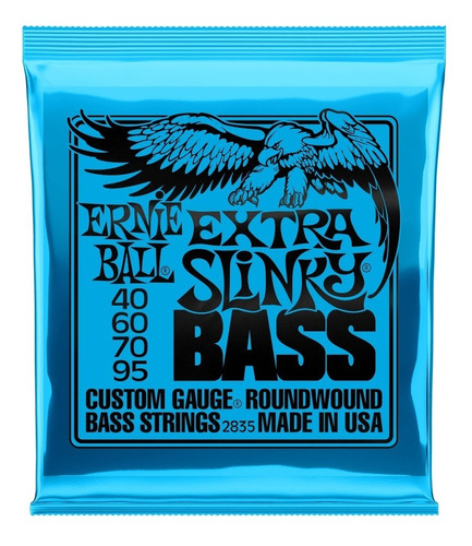 Cuerda Ernie Ball Para Bajo 4c 040-095 Extra Slinky