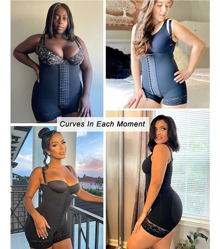Body De Encaje Ajustable Con Control De Barriga