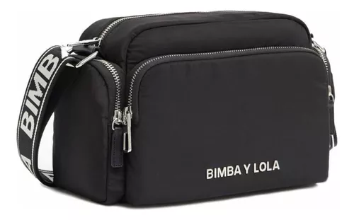 Bolsa Bimba y Lola Negra Nueva colección Black Logo Circular