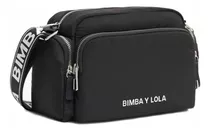  Bimba y Lola Bolso cruzado impermeable, Negro - : Ropa, Zapatos  y Joyería