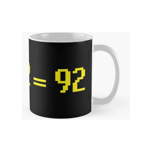 Taza 99 Dividido Por 2 Es Igual A 92 Osrs Calidad Premium