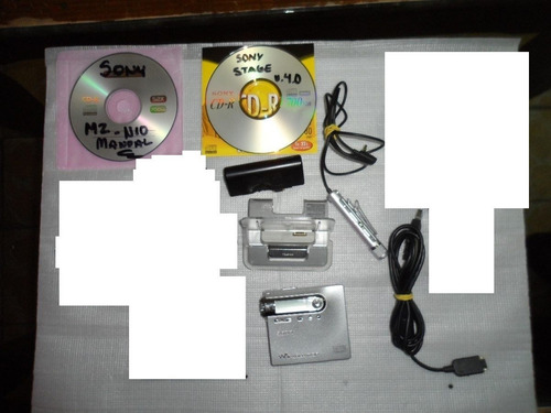 Imagen 2 de 2 de Minidisc Sony Mz N10 Y 6 Accesorios Hoy $4999