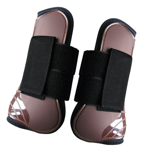Botas Traseras Delanteras De Caballo Protección Marrón Xl