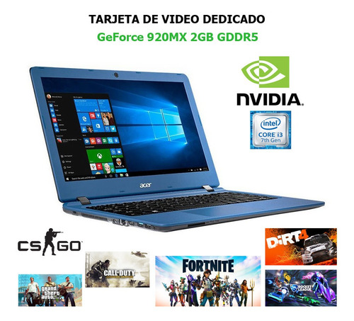 Laptop Acer Para Juegos Y Trabajos