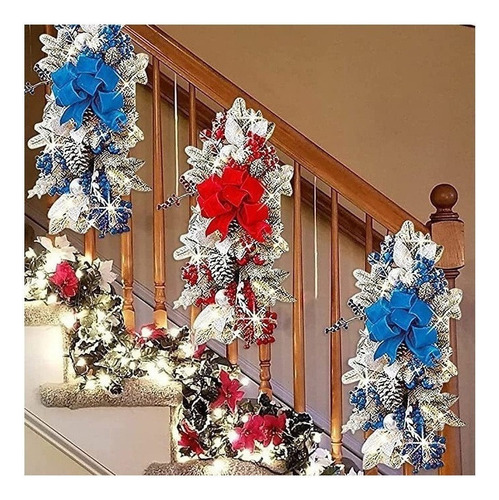 Ramo Navideño Iluminado Con Luces Led
