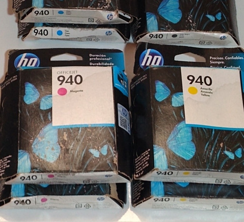 Pack 7 Cartuchos Hp 940 Black, Cian , Magenta, Yellow, (Usado)