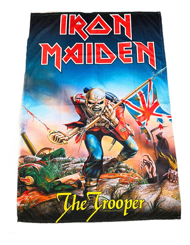 Iron Maiden The Trooper Toallon Lona Heavy Metal