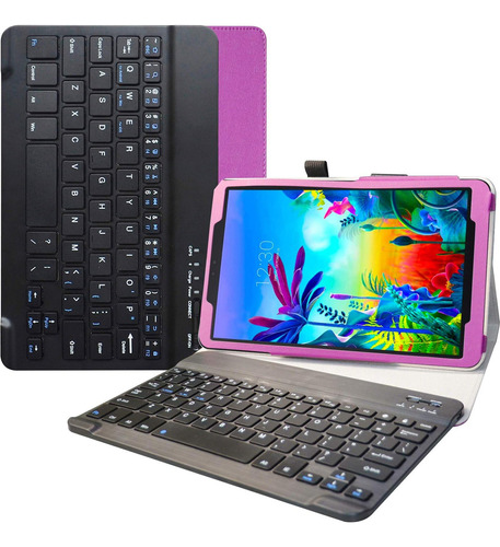 Liushan Funda Con Teclado P/ LG G Pad X Ii 8.0 Plus V530