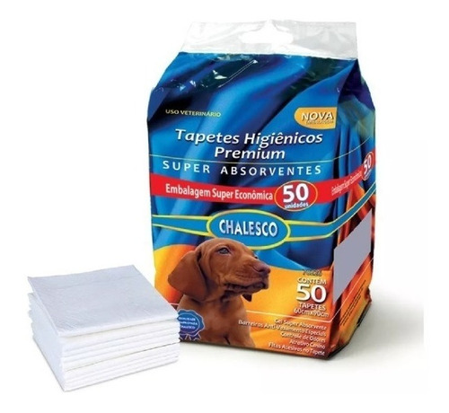 Kit 2 Pacote Tapete Higiênico Cães Chalesco 100un Promoção 