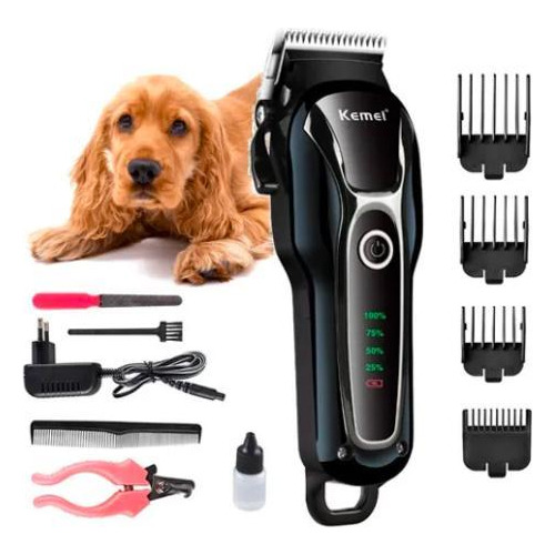 Maquininha Pet Tosa Aparador De Pelo Cães E Gatos Bivolt