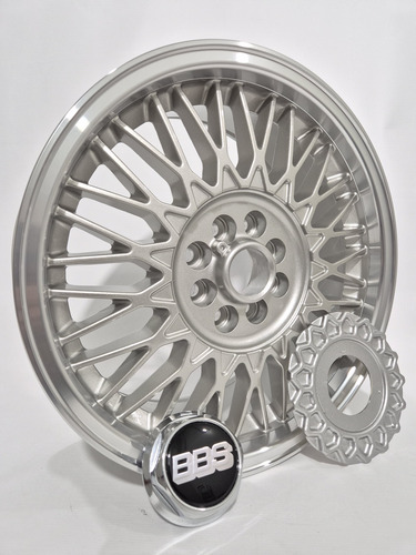 Jogo De Roda Balina Nv47 Aro 15 4x100 Bbs + Brinde