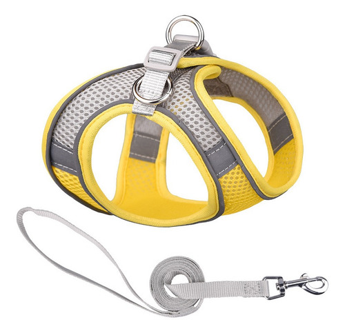 Imagen 2 de 6 de Arnés Para Perros Transpirable Y Cómodo Con Tiras Reflectant