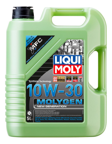 Aceite Liqui Moly Molygen New Generation 10w30 Sintético 5l