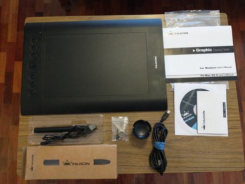 Huion Tableta De Diseño H610 Pro Accesorios Completos