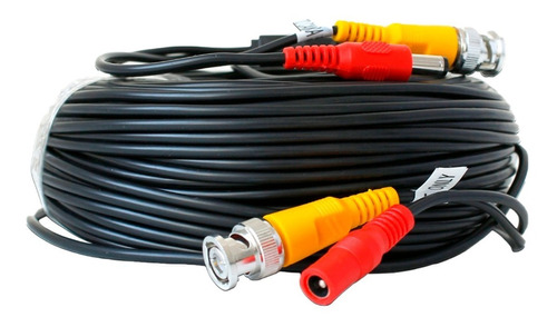 Cable De Video Y Poder Para Cámaras De Seguridad Cctv 18m