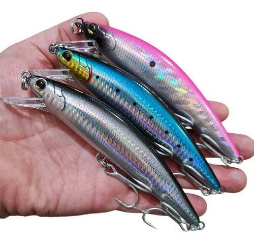 3 Señuelos Killer Pro Lances Largos 68g Pesca