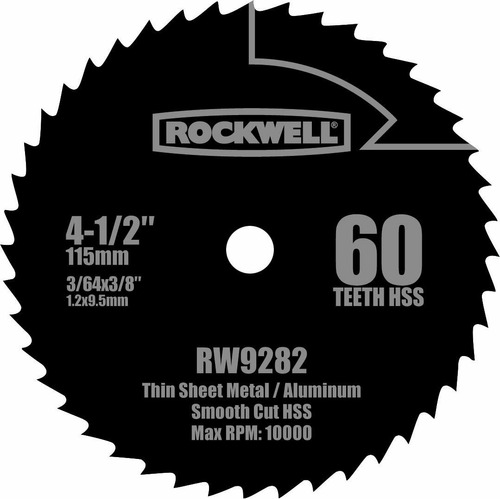 Rockwell Rw9282 4 Hoja De Sierra Circular Compacta, De Acero
