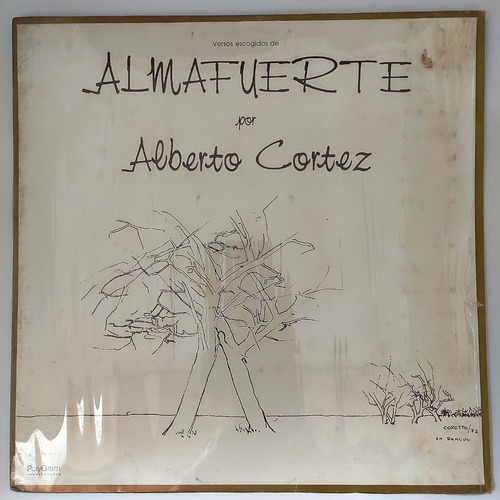 Alberto Cortez - Versos Escogidos De Almafuerte Por Albe  Lp