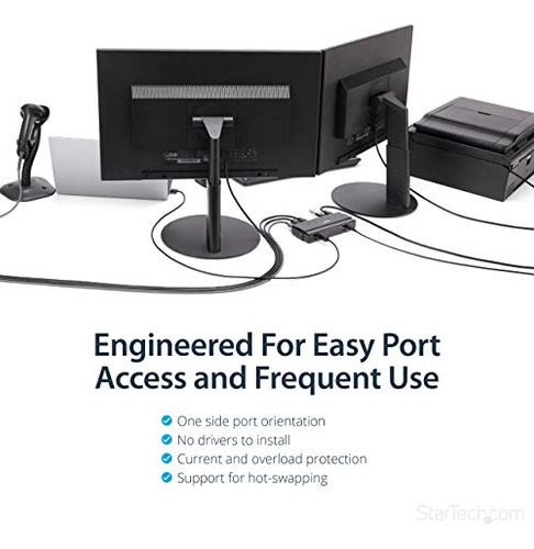 Startech.com Hub Usb 3.0 De 7 Puertos De Hasta 5 Gbps 7 X Us