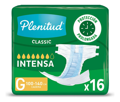 Plenitud Classic Pañal Para Adultos Grande X 16 Unidades