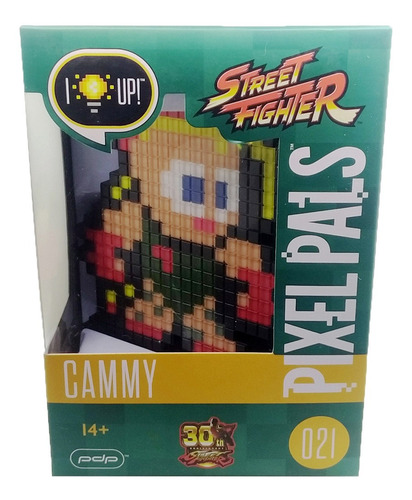 Pixel Pals Luminária Cammy 021 Street Fighter ''novo'' 